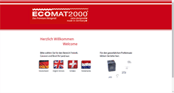 Desktop Screenshot of ecomat2000.de